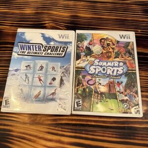 Summer Sports & Winter Sports Nintendo Wii‎ Complete